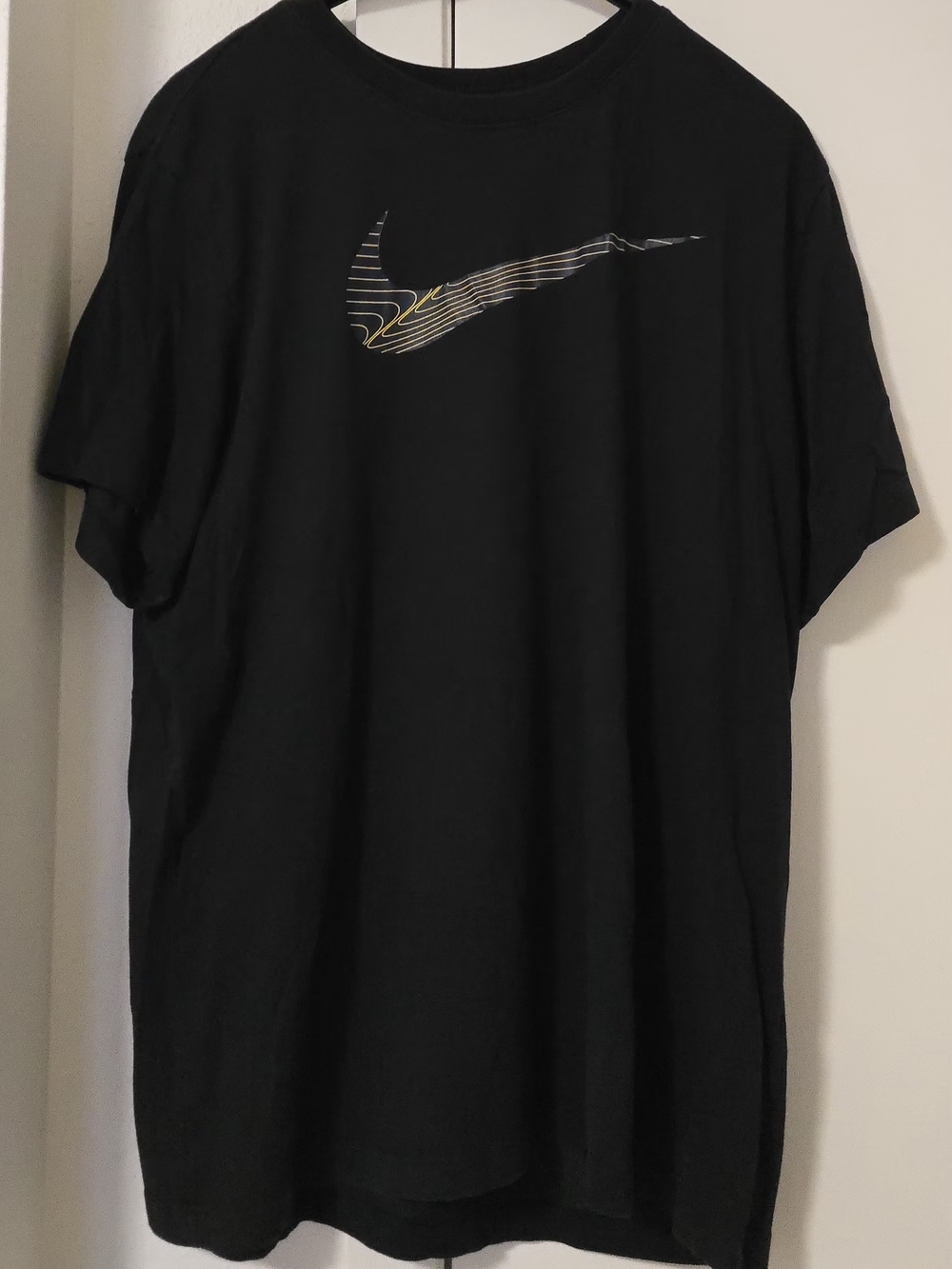 Nike Men's Dri-Fit Black Graphic T-shirt Size XL